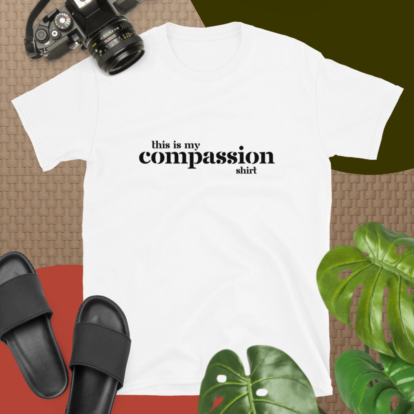 This is My Compassion Shirt (Small Text / Black on White)